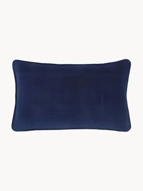 Funda de cojín de terciopelo Dana, 100% terciopelo de algodón
El material utilizado para este producto ha sido probado contra sustancias nocivas y está certificado según el STANDARD 100 por OEKO-TEX®, 21.HCN.84376, Hohenstein., Azul marino, An 30 x L 50 cm