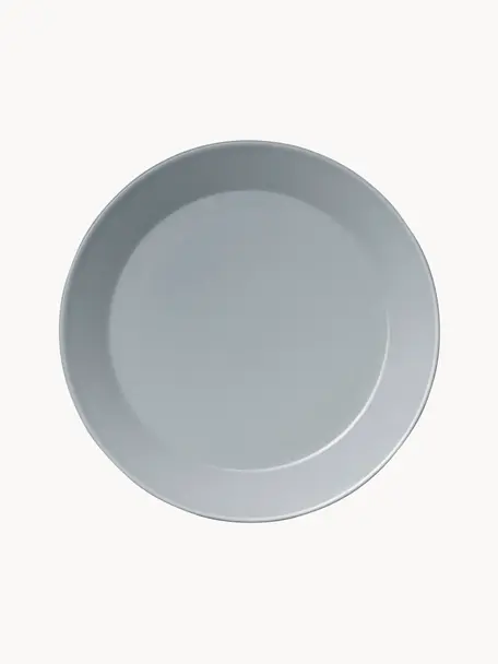 Talerz śniadaniowy z porcelany Teema, Porcelana vitro, Szary, Ø 18 cm