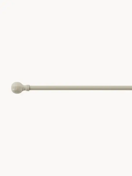 Gardinenstange Balista, B 134-180 cm, Metall, beschichtet, Hellbeige, B 134-180 x H 5 cm