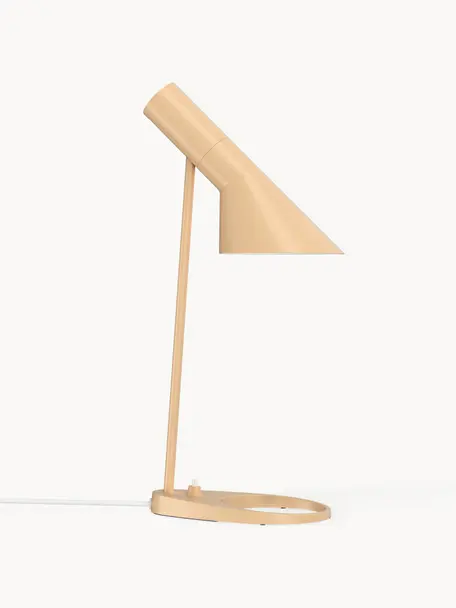 Lampada da scrivania AJ, varie misure, Lampada: acciaio rivestito, Beige chiaro, Larg. 25 x Alt. 43 cm