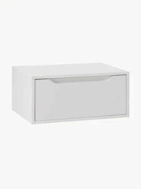 Belsk badkamermeubel, B 60 cm, Frame: krasvaste melamine, gelak, Wit, B 60 x H 27 cm
