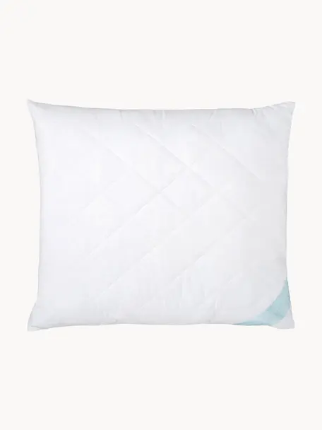 Microvezel hoofdkussen Magda, vast, Bekleding: microvezels met ruiten qu, Vast, B 60 x L 70 cm