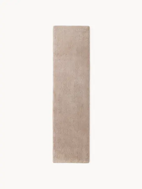Načechraný běhoun s vysokým vlasem Leighton, Béžová, Š 80 cm, D 300 cm