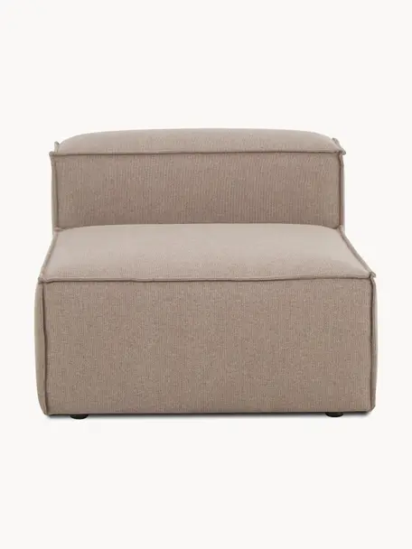 Módulo central sofá Lennon, Tapizado: 100% poliéster Alta resis, Estructura: madera contrachapada de p, Patas: plástico, Tejido gris pardo, An 89 x F 119 cm