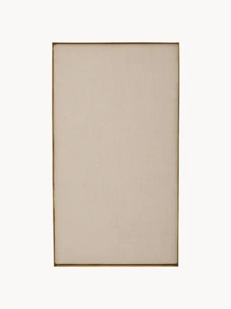 Pinboard Memories, Lijst: gecoat metaal, Lichtbeige, B 45 x H 80 cm