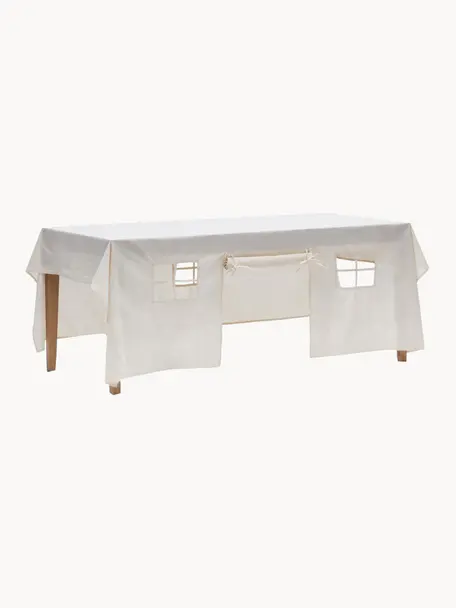 Spielhaus-Tischdecke Temis, 100 % Baumwolle, Off White, Für 6-8 Personen (L 230 x B 210 cm)