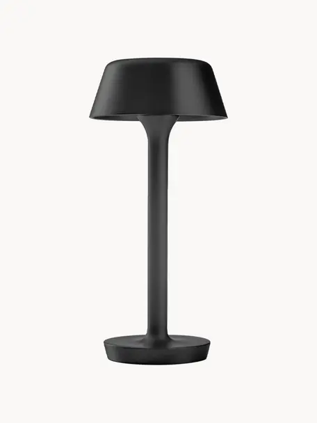 Malá stolová LED lampa Firefly In The Sky, Potiahnutý hliník, Čierna, Ø 12 x V 27 cm