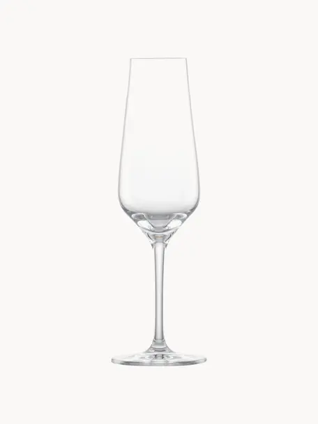 Kristall-Sektgläser Fine, 6 Stück, Tritan-Kristallglas, Transparent, Ø 7 x H 23 cm, 230 ml