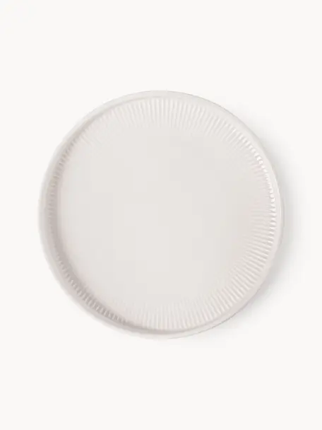 Porseleinen ontbijtborden Afina, Premium porselein, Wit, Ø17 cm