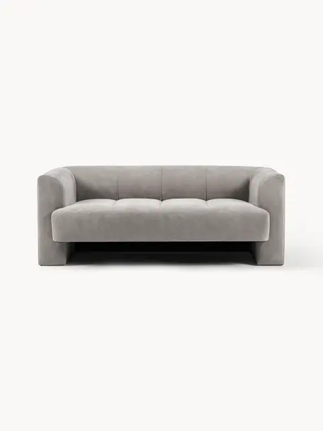 Sofa Bobi (2-Sitzer), Bezug: 88 % Polyester, 12 % Nylo, Gestell: Massives Kiefernholz (FSC, Webstoff Dunkelgrau, B 178 x T 82 cm