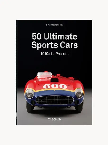 Libro illustrato 50 Ultimate Sports Cars: 1910s to Present, Carta, cornice rigida, 50 Ultimate Sports Cars, Larg. 16 x Alt. 22 cm