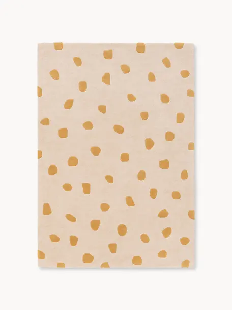 Tappeto in lana per bambini taftato a mano Savannah, 100% lana

Nel caso dei tappeti di lana, le fibre possono staccarsi nelle prime settimane di utilizzo, questo e la formazione di lanugine si riducono con l'uso quotidiano., Beige chiaro, arancione, Larg. 120 x Lung. 170 cm (taglia S)