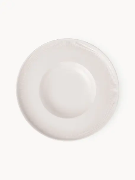 Porcelánový hluboký talíř Afina, Prémiový porcelán, Bílá, Ø 29 cm