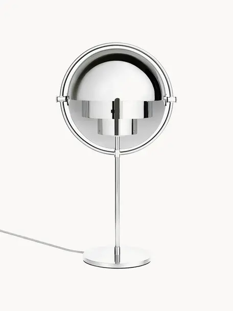 Lampa stołowa Multi-Lite, Aluminium powlekane, Odcienie srebrnego, błyszczący, Ø 24 x W 50 cm