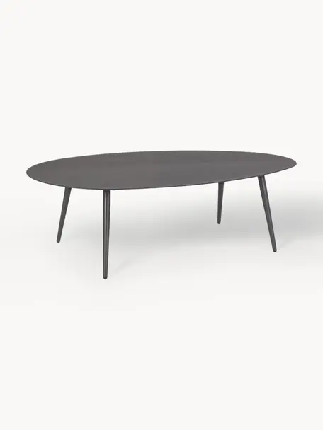 Table basse ovale Ridley, Anthracite, larg. 120 x haut. 36 cm