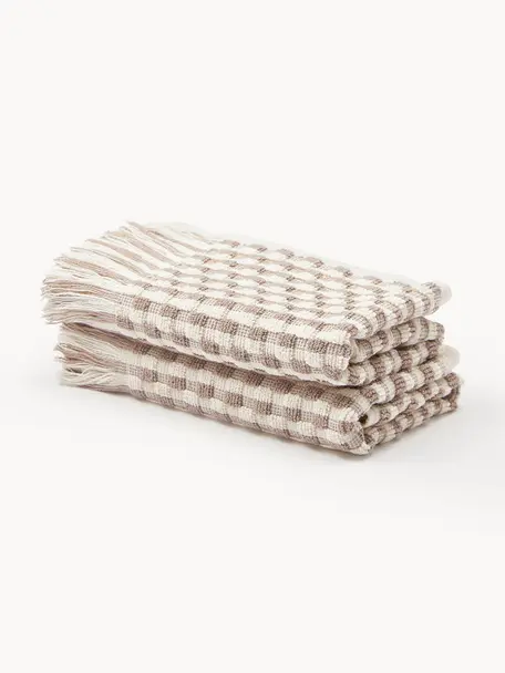 Ręcznik Juniper, różne rozmiary, Złamana biel, nugatowy, Ręcznik do rąk, S 50 x D 100 cm
