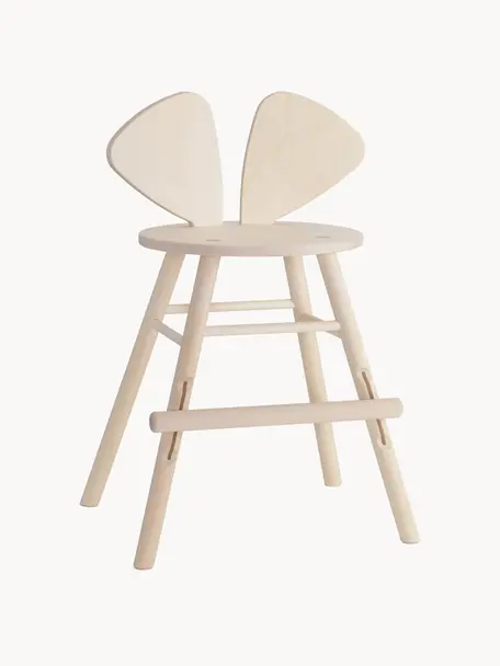 Silla infantil de madera de roble Mouse, Chapa de madera de roble barnizada

Este producto está hecho de madera de origen sostenible y con certificación FSC®., Abedul, An 52 x F 41 cm