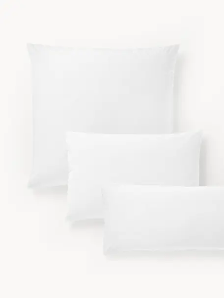 Taie d'oreiller en percale de coton Elsie, Blanc, larg. 50 x long. 70 cm