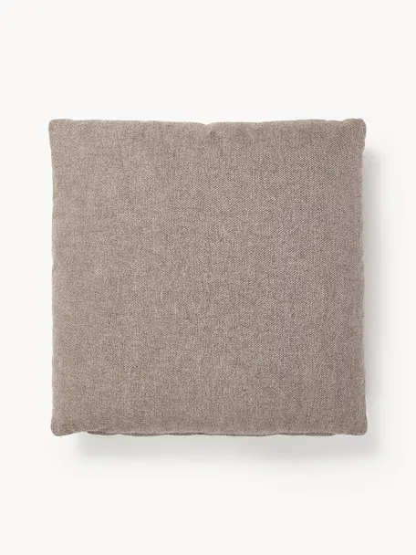 Coussin de canapé Melva, Tissu taupe, larg. 50 x long. 50 cm