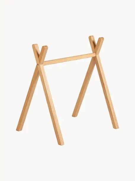 Dřevěná hrací hrazdička z bukového dřeva Maralis, Bukové dřevo, Světlé dřevo, Š 67 cm, V 74 cm