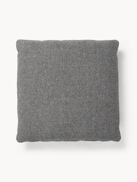 Coussin de canapé Melva, Tissu gris foncé, larg. 50 x long. 50 cm