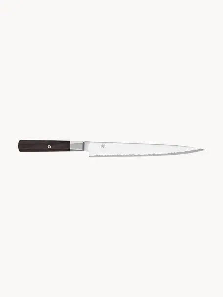 Couteau sujihiki Miyabi, Argenté, noir, long. 38 cm