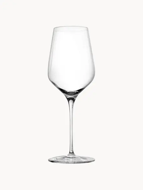 Kieliszek do białego wina ze szkła kryształowego Starlight, 6 szt., Szkło kryształowe, Transparentny, Ø 9 x W 23 cm, 410 ml