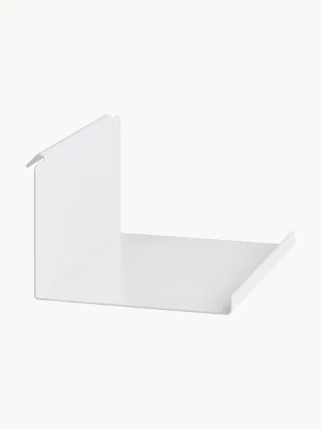 Estante de acero Flex, Acero recubierto, Blanco, An 32 x Al 13 cm