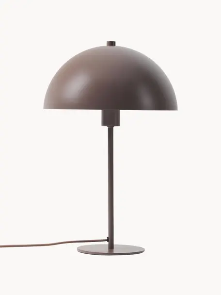 Tischlampe Matilda, Lampenschirm: Metall, pulverbeschichtet, Lampenfuß: Metall, pulverbeschichtet, Nougat, Ø 29 x H 45 cm