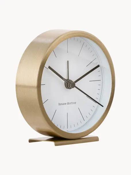 Horloge de table Hannah, Couleur dorée, Ø 9 x haut. 9 cm