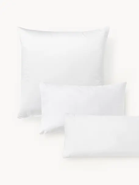Taie d'oreiller en satin de coton Comfort, Blanc, larg. 50 x long. 70 cm