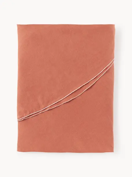 Mantel redondo de lino con ribete Kennedy, 100 % gewaschenes Leinen
El lino es una fibra natural que tiene una buena capacidad de transpirabilidad, además su alta resistencia a la abrasión hace que el lino sea muy duradero.
El material utilizado para este producto ha sido probado contra sustancias nocivas y está certificado según el STANDARD 100 por OEKO-TEX®, 6760CIT, CITEVE., Rojo coral, rosa claro, De 4 a 6 comensales (Ø 180 cm)