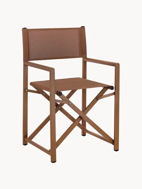 Skládací zahradní židle Taylor, Hnědá, Š 55 cm, H 45 cm