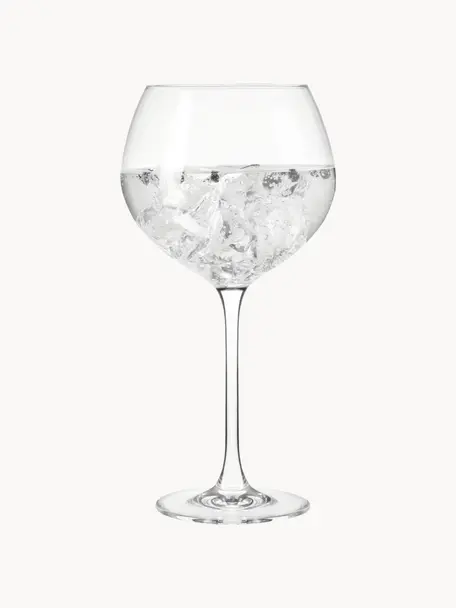 Copas balón Gin, 2 uds., Cristal, Transparente, Ø 11 x Al 22 cm, 630 ml