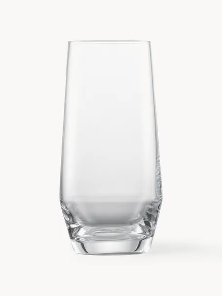 Verres à eau en cristal Pure, 4 pièces, Verre cristal Tritan

Apportez l'éclat du cristal à votre table ! Ce verre est d'une transparence exceptionnelle et d'un poids agréable, ce qui lui donne une sensation de qualité et un aspect élégant. De plus, les coupes fines rendent chaque pièce unique, en faisant un objet à la fois pratique et esthétique, Transparent, Ø 7 x haut. 14 cm, 350 ml