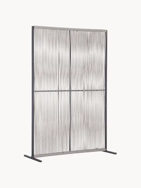 Biombo Paxson, An 180 cm, Estructura: aluminio con pintura en p, Greige, gris oscuro, An 120 x Al 180 cm