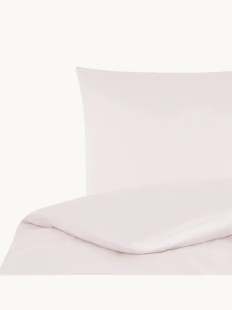Funda nórdica de satén Comfort, Rosa, Cama 90 cm (150 x 200 cm)