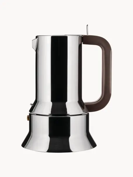 Konvička na kávu pro jeden šálek 9090, Stříbrná, tmavě hnědá, Ø 15 cm, V 23 cm