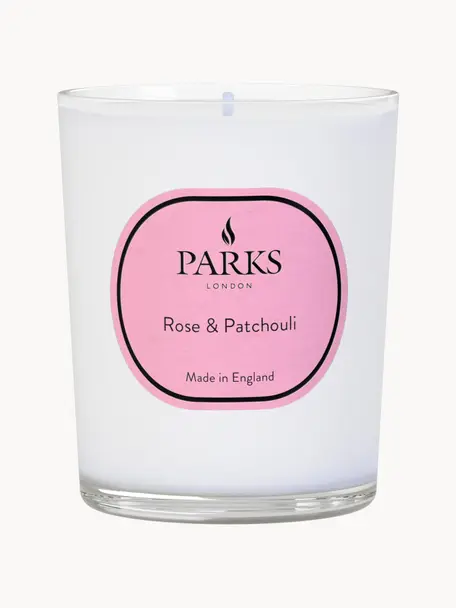 Duftkerze Vintage Aromatherapy (Rose & Patschuli), Behälter: Glas, Rose, Patschuli, Ø 8 x H 9 cm