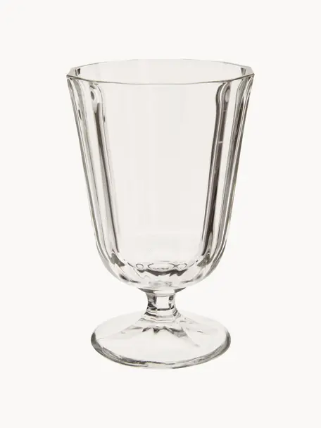Malá sklenice na víno ve venkovském stylu Ana, 12 ks, Sklo, Transparentní, Ø 8 x V 12 cm, 195 ml