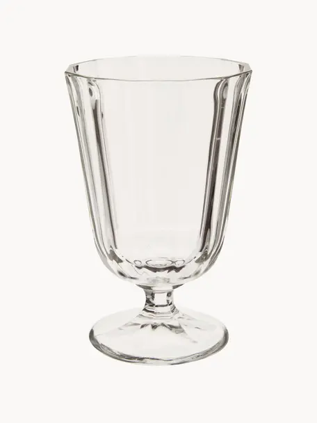 Kleine Weingläser Ana, 12 Stück, Glas, Transparent, Ø 8 x H 12 cm, 195 ml