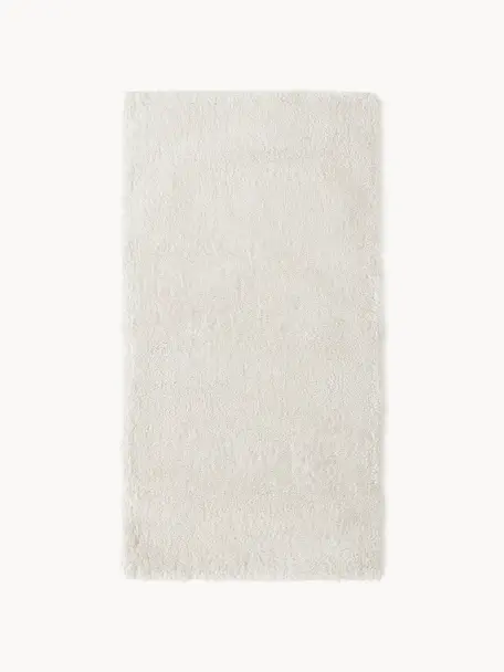 Flauschiger Hochflor-Teppich Leighton, Flor: Mikrofaser (100 % Polyest, Off White, B 120 x L 180 cm (Größe S)