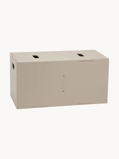 Scatola in legno Cube, Finitura in legno di betulla laccato

Questo prodotto è realizzato con legno di provenienza sostenibile e certificato FSC®, Beige chiaro, Larg. 72 x Alt. 36 cm