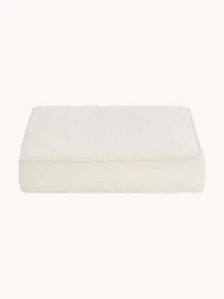 Cuscino sedia alto Zoey 2 pz, Rivestimento: 100% cotone, Bianco latte, Larg. 40 x Lung. 40 cm
