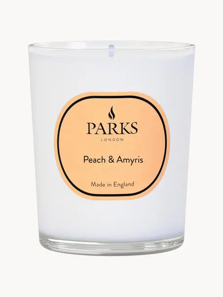 Duftkerze Vintage Aromatherapy (Pfirsich & Amyris), Behälter: Glas, Pfirsich & Amyris, Ø 8 x H 9 cm