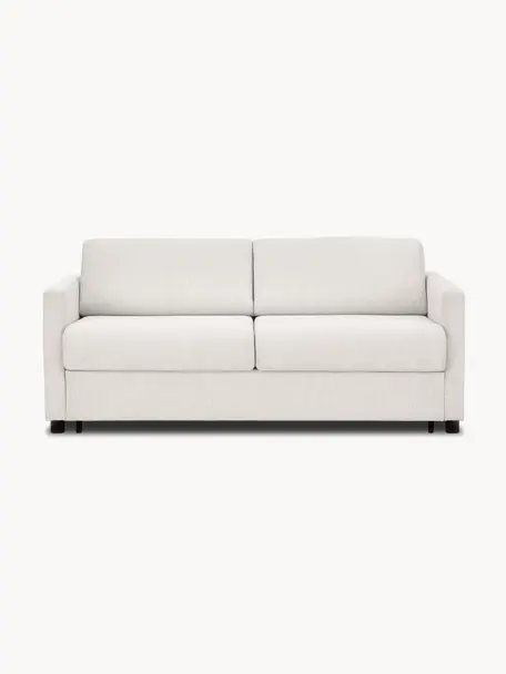 Schlafsofa Morgan (2-Sitzer) mit Matratze, Bezug: 100% Polyester Der hochwe, Webstoff Off White, B 187 x T 92 cm