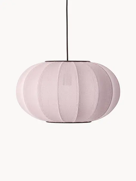 Lampa wisząca Knit-Wit, Jasny różowy, Ø 45 x W 26 cm