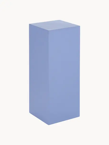 Dřevěný dekorativní sloup Smash, dřevovláknitá deska střední hustoty (MDF), Modrá, Š 20 cm, V 50 cm