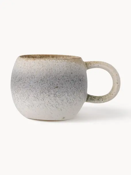 Tasse artisanale émaillée Elia, Grès cérame, Multicolore avec émail réactif, Ø 11 x haut. 9 cm, 480 ml