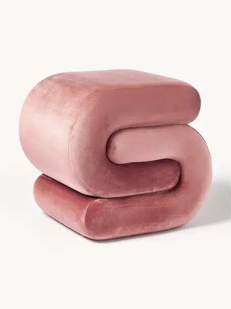 Pouf contenitore rosa cipria cm 70h.42 nuovo art.74386 consegna  gratuita